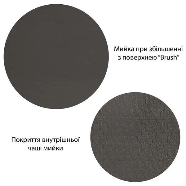 Kroner Schwarze кухонна мийка, графітова (CV036722)