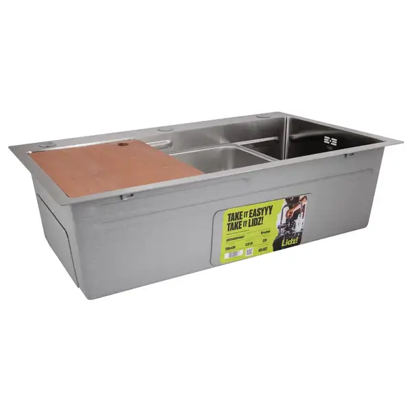 Lidz H7545 мойка, сталь (LDH7545BRU49457)