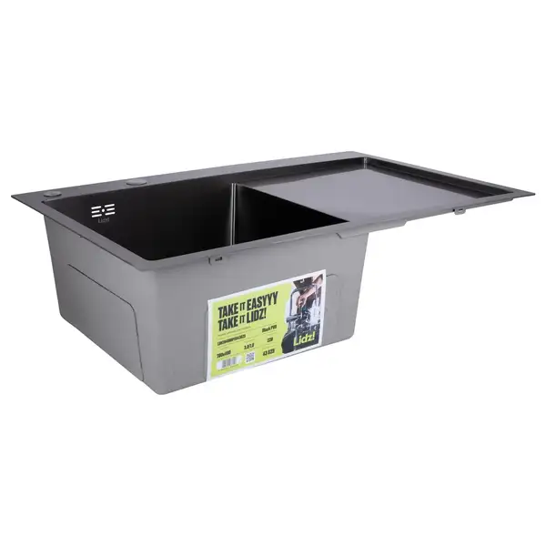 Lidz H7849BR мойка, чёрная (LDH7849BRPVD43625)