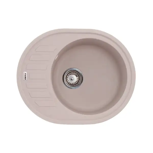 ZERIX ZS-6250R-06 кухонна мийка, бежева (ZX4549)