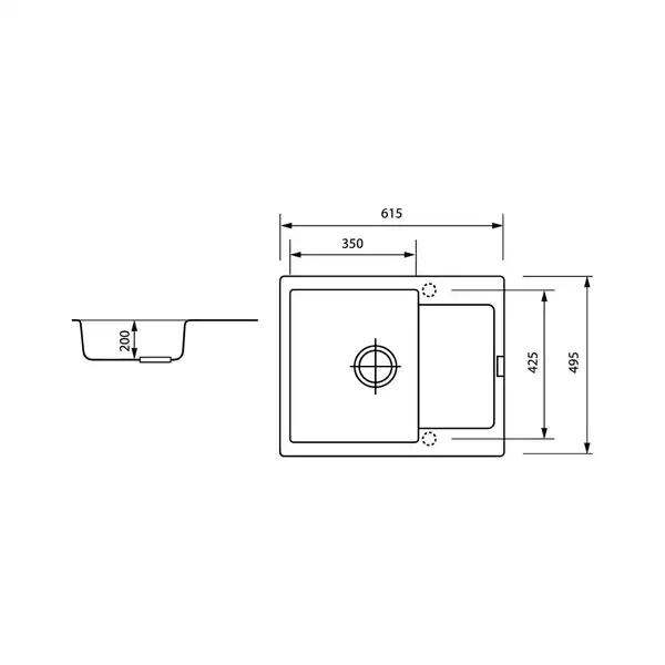 ZERIX ZS-6250S-06 Кухонна мийка, бежевий (ZX4589)