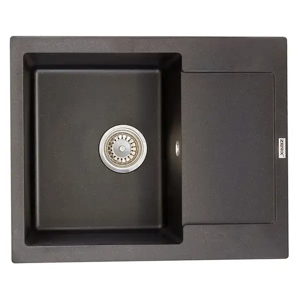 ZERIX ZS-6250S-14 кухонна мийка, чорна (ZX4594)