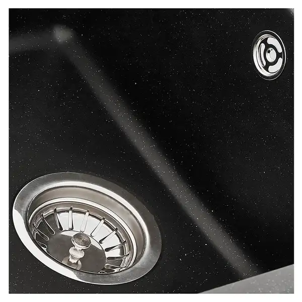 ZERIX ZS-6250S-14 кухонна мийка, чорна (ZX4594)