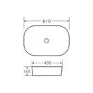 MIXXUS PREMIUM Diverse-0102 Умывальник накладной 61х40 см, белый (MP6486)