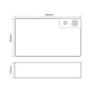 MIXXUS PREMIUM Style-0202 Умывальник накладной 60х35 см, белый (MP6512)