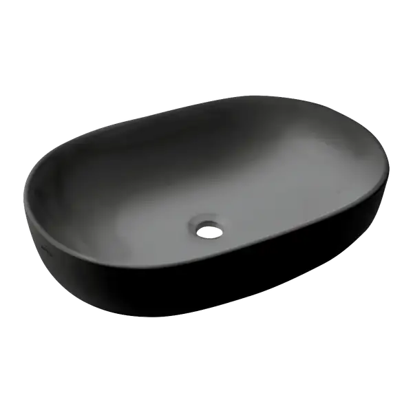 Invena Teja Умивальник накладний 60х42 см, чорний (CE-09-005)