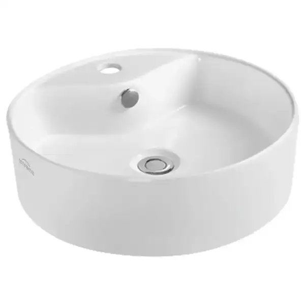 Invena Rondi Умивальник накладний 58х38 см, білий (CE-21-001)