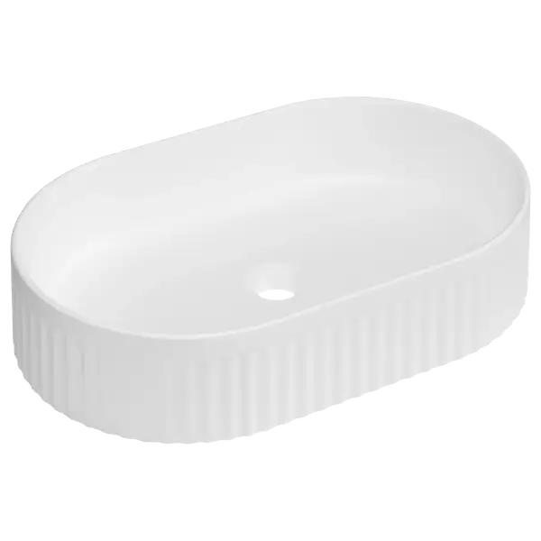 Invena Glamour Умивальник накладний 50 см, білий (CE-63-W01)