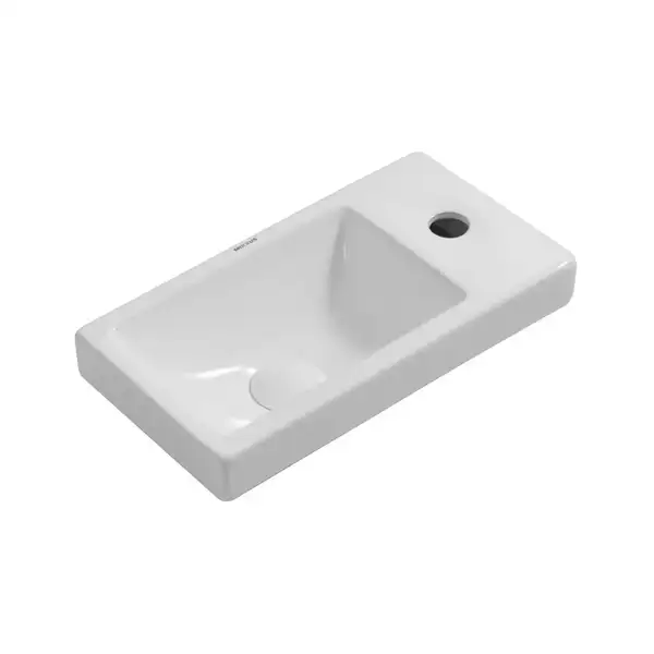 MIXXUS PREMIUM Quadro-1501 Умывальник врезной 40х22 см, белый (MP6502)