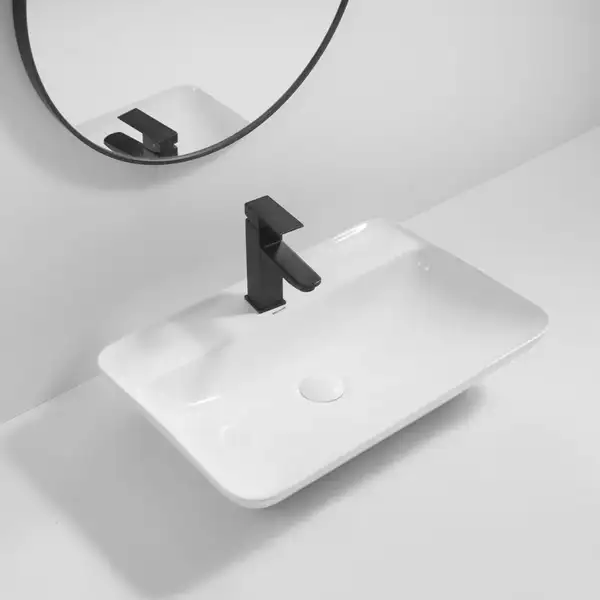 MIXXUS PREMIUM Bevel-0203 Умывальник накладной 60х40 см, белый (MP6513)