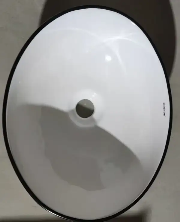 MIXXUS PREMIUM Ellipse-0108 Умывальник накладной 40х33 см, белый (MP6527)