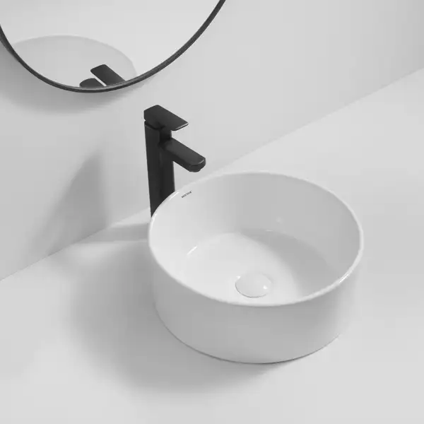 MIXXUS PREMIUM Topper-0103 Умывальник накладной 40 см, белый (MP6529)