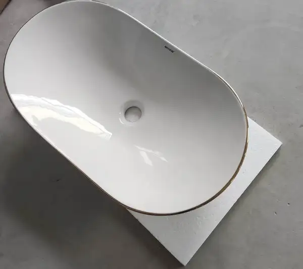 MIXXUS PREMIUM Wave-0105 Умывальник накладной 62х36 см, белый (MP6557)