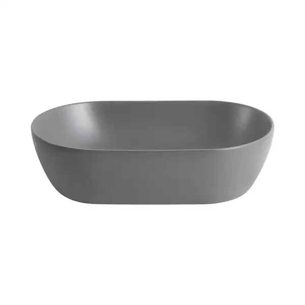 MIXXUS PREMIUM Ellipse-0109 Умывальник накладной 50х30 см, графит (MP6653)