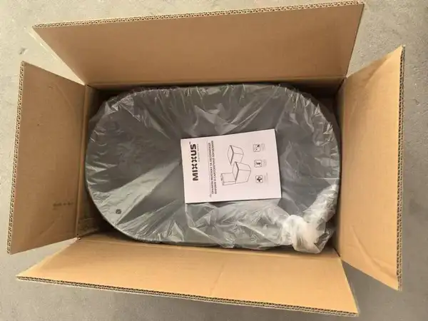 MIXXUS PREMIUM Ellipse-0109 Умывальник накладной 50х30 см, графит (MP6653)