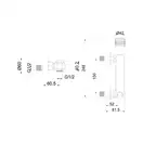 AIM KEYS Змішувач душовий, хром (DG01740) (DG01740 chrome)