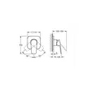 Grohe Cubeo смеситель для душа, Хром (1018300000)