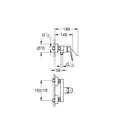 Grohe Dice смеситель для душа, чёрный (1018742430)