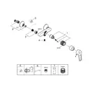 Grohe BauLoop смеситель для душа, хром (23633001)