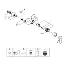 Grohe BauEdge New смеситель для душа, хром (23636001)