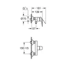 Grohe Swift Смеситель для душа, Хром (24333001)