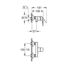 Grohe Euroeco New смеситель для душа, хром (32740001)