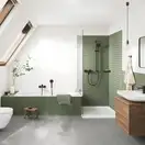 Grohe QuickFix Dice смеситель душа, чёрный (CV036213)