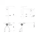 AIM DG01811-5 змішувач, хром (gun grey) (DG01811-5 gun grey)