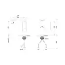 AIM DG06514 змішувач для раковини, хром (DG06514 chrome)