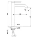 GAPPO G1006-23 смеситель раковины, золото (G1006-23)