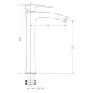 GAPPO G1007-18 смеситель раковины, хром (G1007-18)