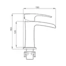 GAPPO G1007-30 смеситель для раковины, хром