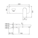 GAPPO G1048-22 смеситель для раковины, хром (G1048-22)