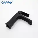 GAPPO G1050 смеситель для раковины, чёрный (G1050)