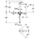 Grohe Cubeo смеситель XL, чёрный матовый (1017292430)