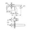 Grohe Cubeo смеситель, чёрный (1017882430)