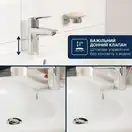 Grohe Dice смеситель для раковины, хром (1018320000)