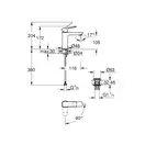 Grohe Dice смеситель раковины, чёрный (1018362430)
