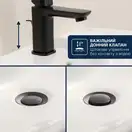 Grohe Dice змішувач раковини, чорний (1018562430)