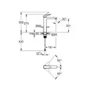 Grohe Dice смеситель раковины, чёрный (1018922430)
