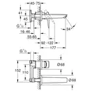 Grohe BauEdge New смеситель, хром (20474001)