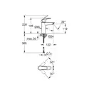 Grohe Eurosmart смеситель, чёрный (233242433)