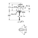 Grohe BauEdge New смеситель, хром (23330001)