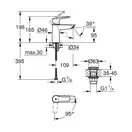 Grohe Start смеситель для раковины, чёрный (235512432)