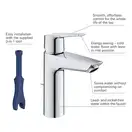 Grohe Start Смеситель для раковины, хром (23552002)