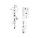 Grohe Get смеситель для раковины, белый (23586LS0) (23586ls0)