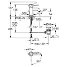 Grohe Start Classic смеситель для раковины, хром (23782000)