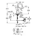 Grohe Start Flow смеситель для раковины, хром (23811000)