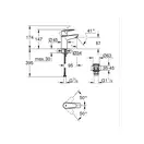 Grohe BauEdge New смеситель раковины, хром (23896001)