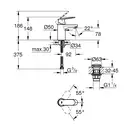 Grohe Eurosmart Cosmopolitan смеситель, хром (23925000)